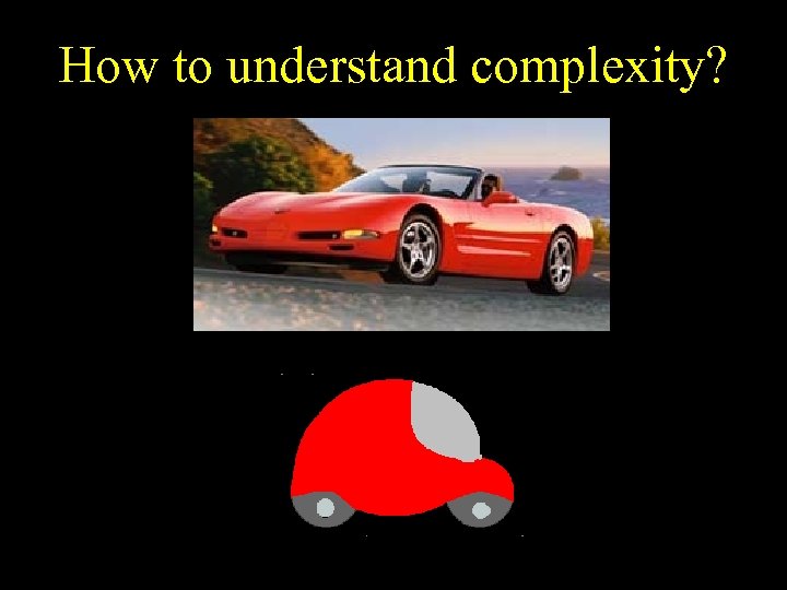 How to understand complexity? 