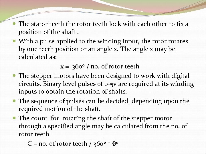  The stator teeth the rotor teeth lock with each other to fix a