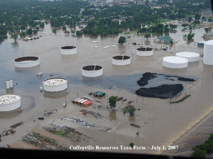 Coffeyville Resources Tank Farm – July 1, 2007 