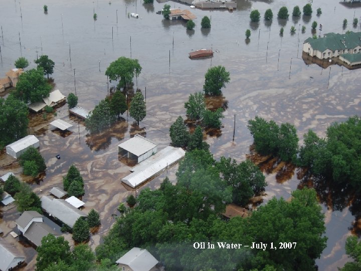 Oil in Water – July 1, 2007 