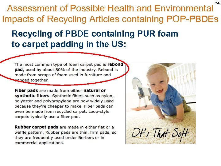 24 Assessment of Possible Health and Environmental Impacts of Recycling Articles containing POP-PBDEs Recycling