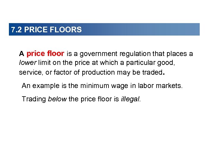 Markets In Action Chapter 7 Chapter Checklist