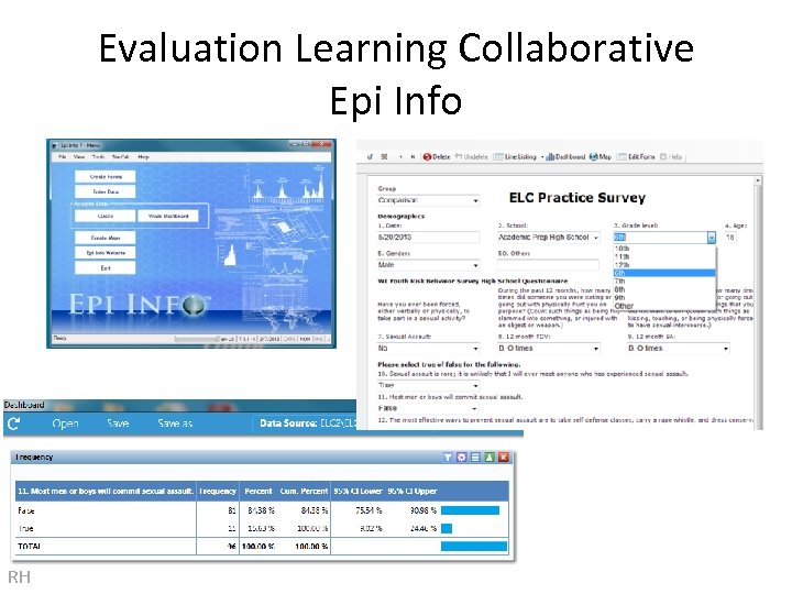 Evaluation Learning Collaborative Epi Info RH 