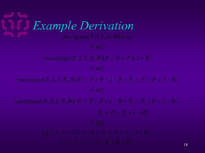 Example Derivation 18 