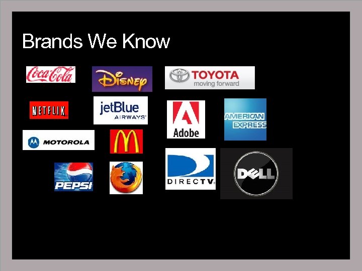 Brands We Know 
