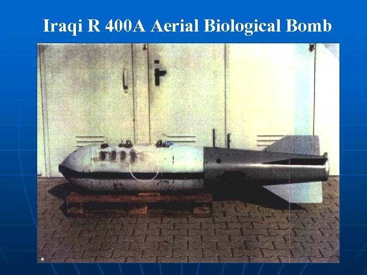 Iraqi R 400 A Aerial Biological Bomb 