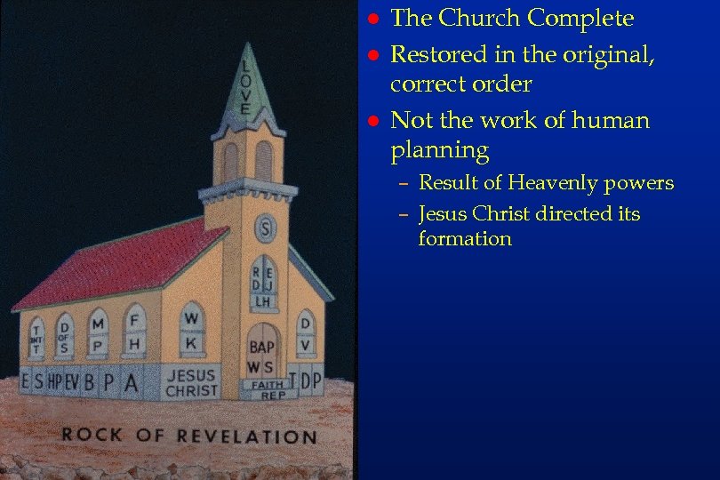 rs 34 l l l The Church Complete Restored in the original, correct order