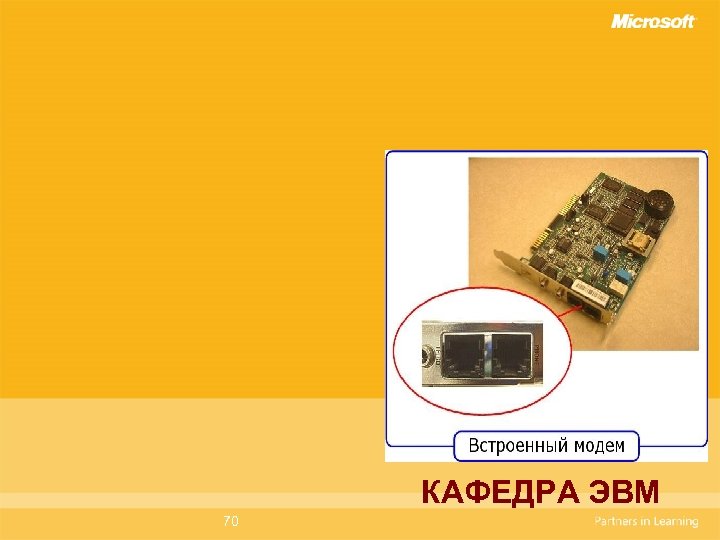 КАФЕДРА ЭВМ 70 