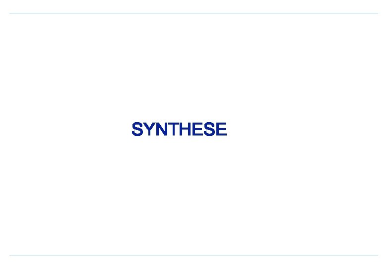 SYNTHESE 