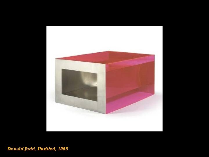 Donald Judd, Untitled, 1968 