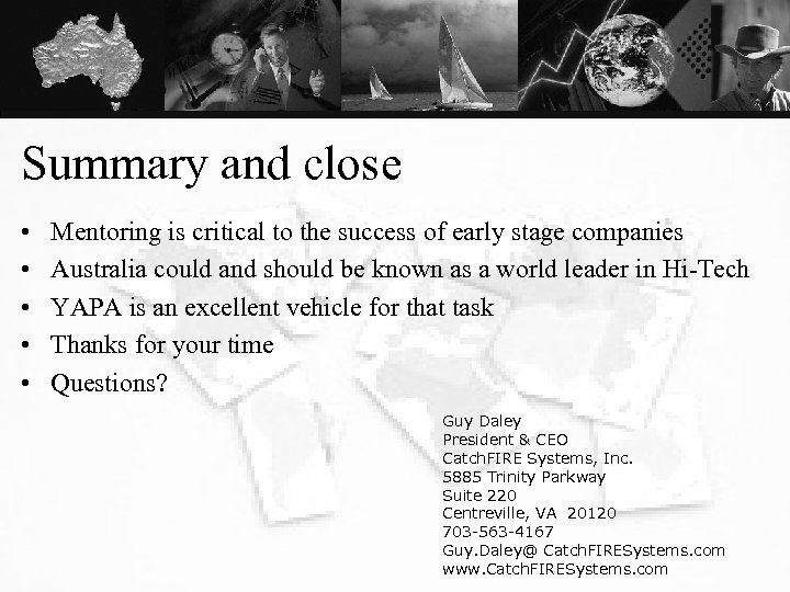 Summary and close • • • Mentoring is critical to the success of early