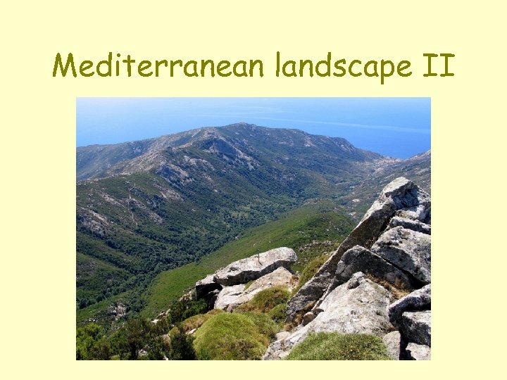 Mediterranean landscape II 