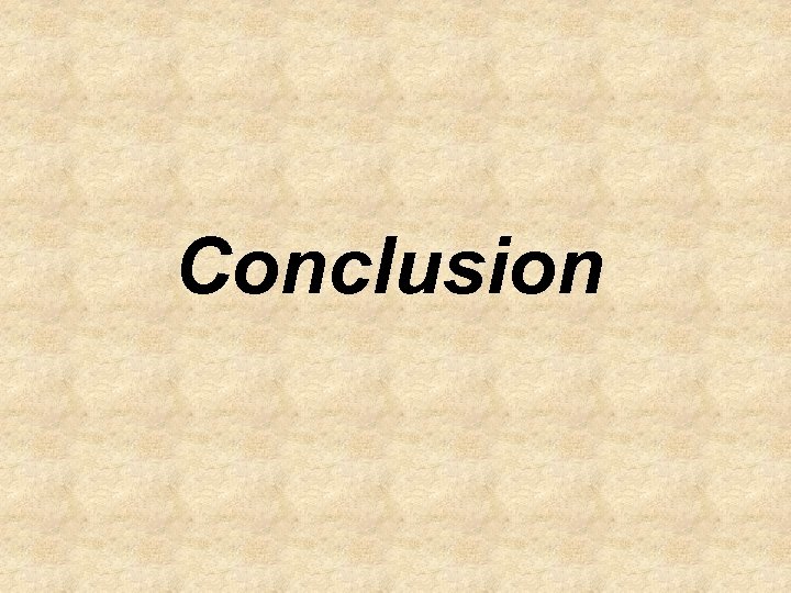 Conclusion 