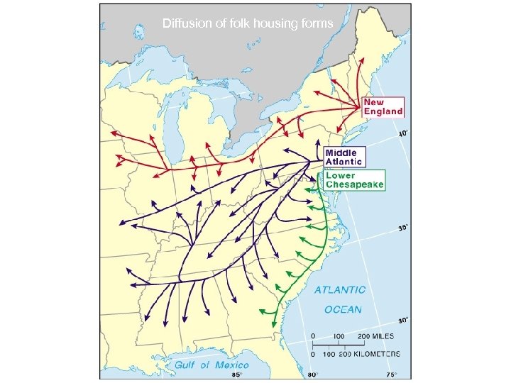 Diffusion of folk housing forms 