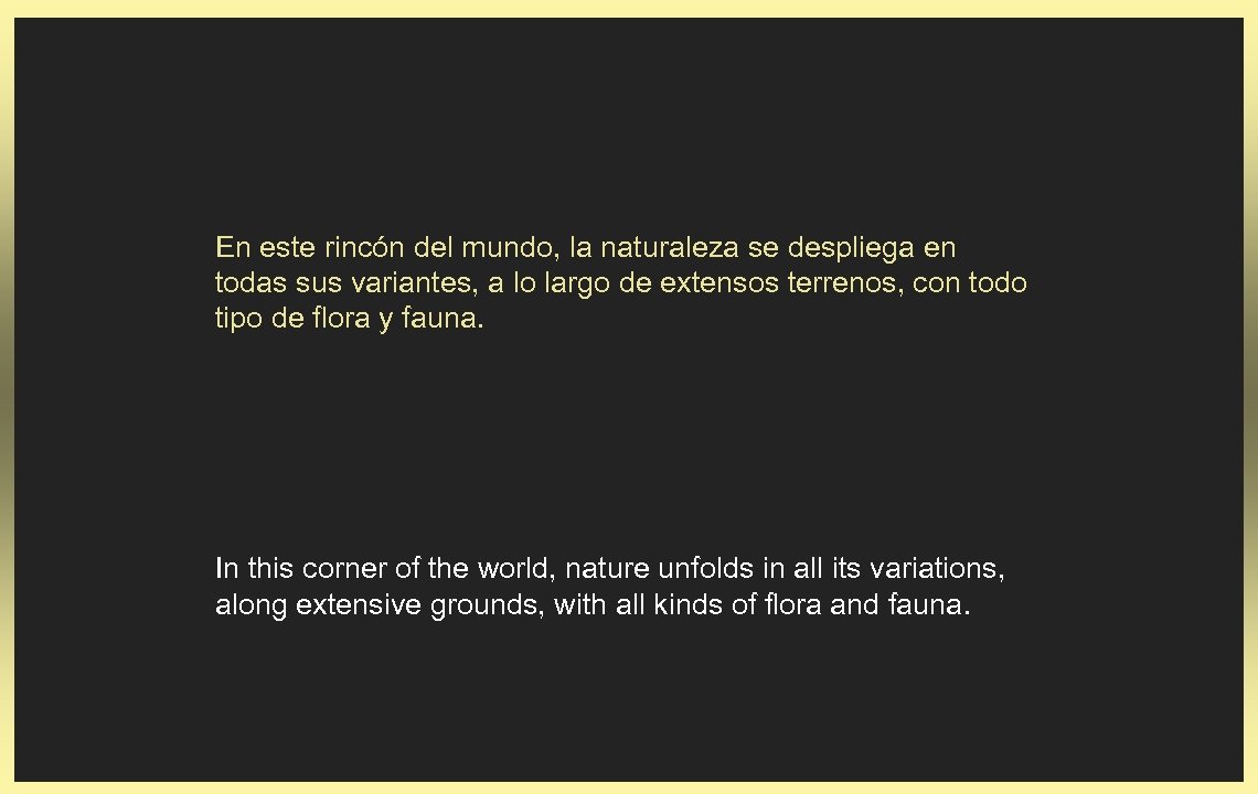 En este rincón del mundo, la naturaleza se despliega en todas sus variantes, a