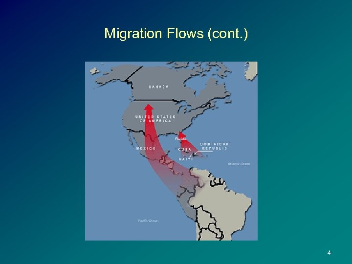 Migration Flows (cont. ) 4 