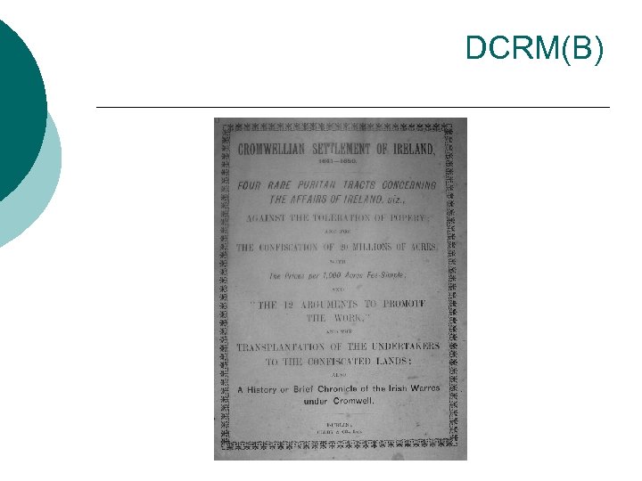 DCRM(B) 
