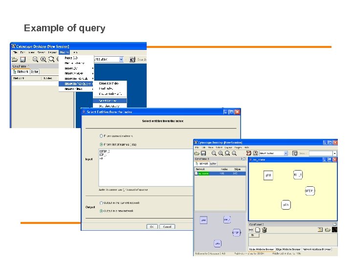 Example of query 