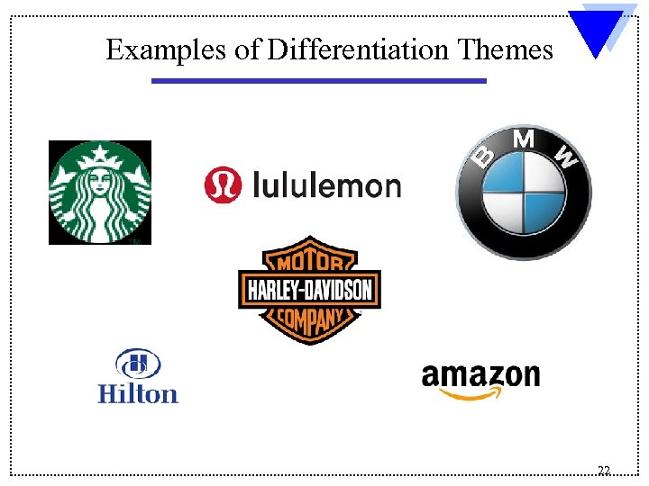 Examples of Differentiation Themes 22 