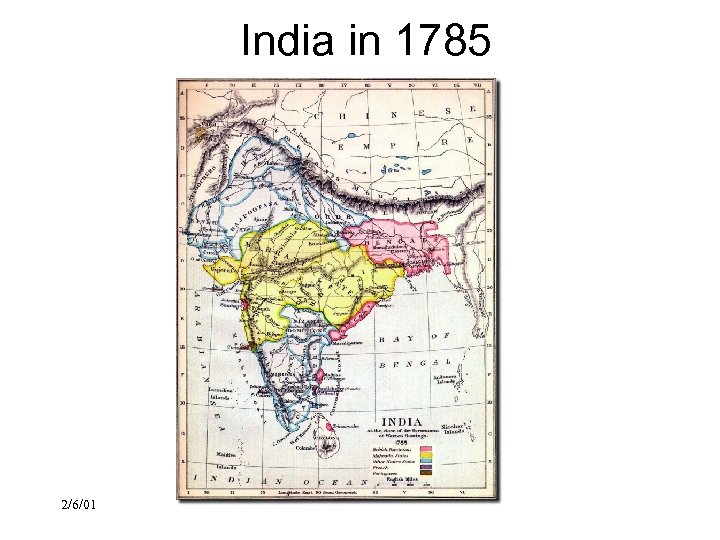 India in 1785 2/6/01 