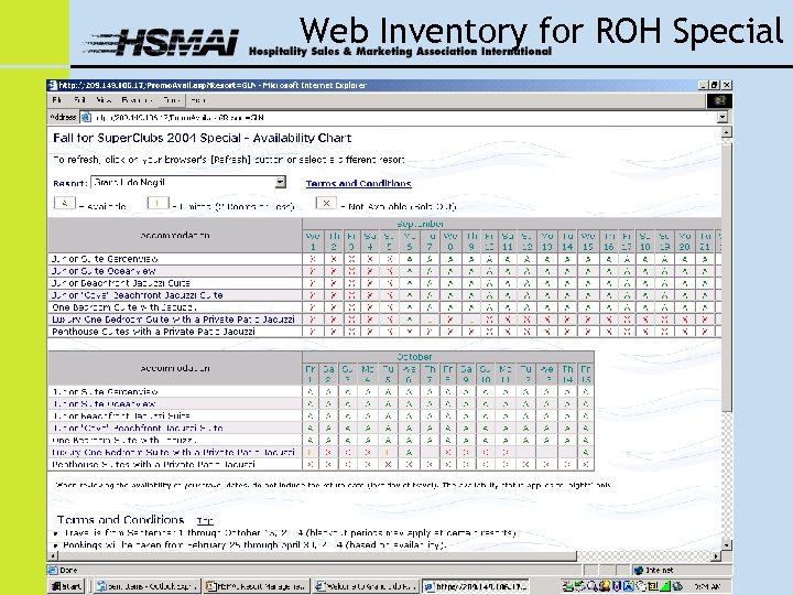 Web Inventory for ROH Special 