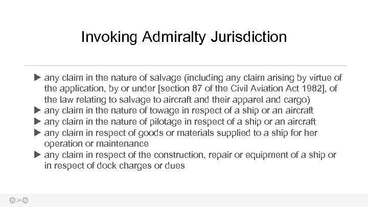 Invoking Admiralty Jurisdiction any claim in the nature of salvage (including any claim arising