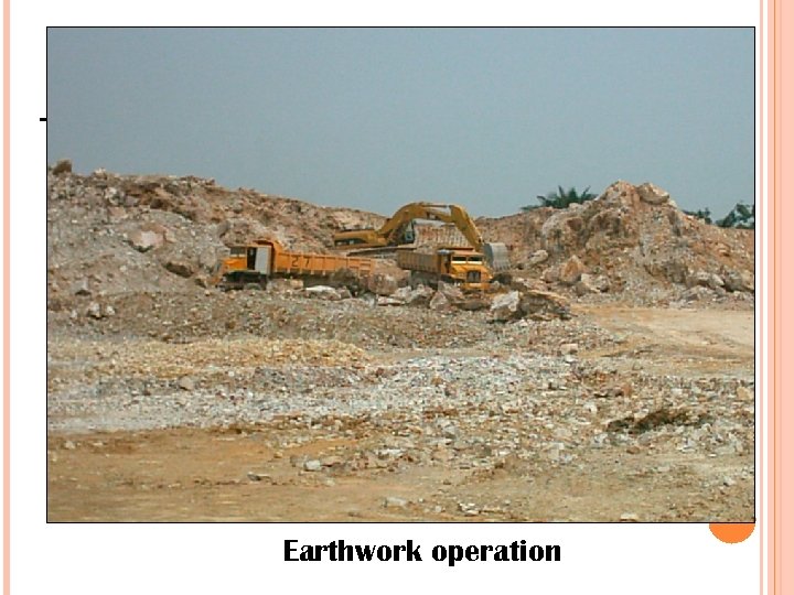 Earthwork operation 