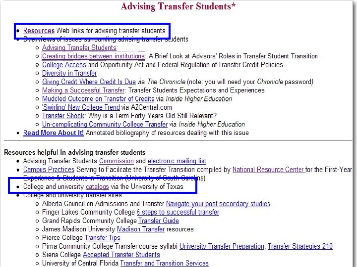 Developing Advisor Skills: Deep in the Heart of NACADA Resources 