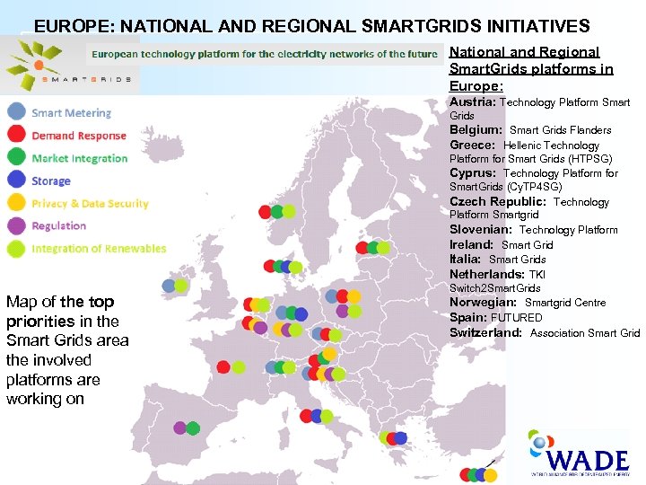 EUROPE: NATIONAL AND REGIONAL SMARTGRIDS INITIATIVES National and Regional Smart. Grids platforms in Europe: