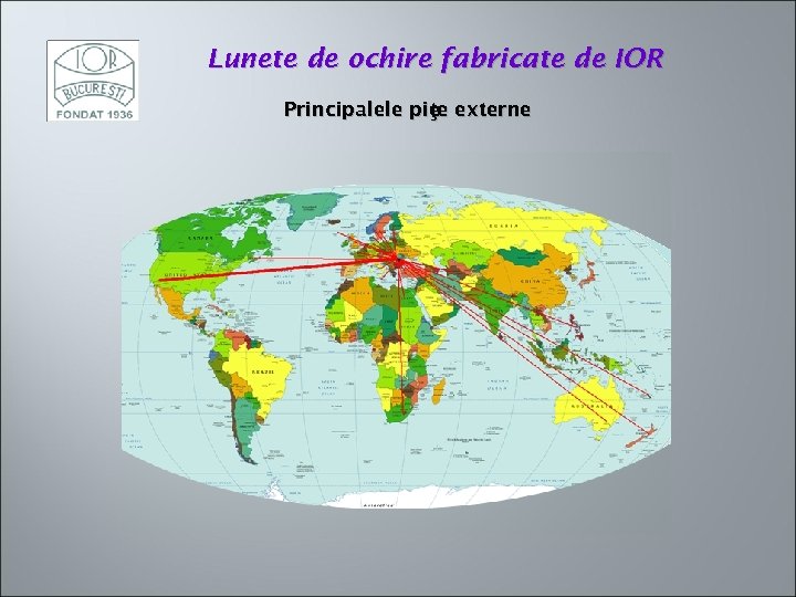 Lunete de ochire fabricate de IOR Principalele piee externe ţ 