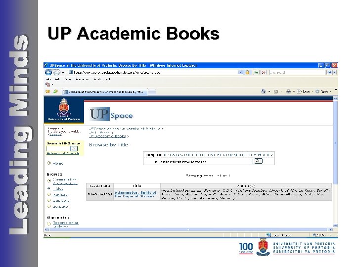 UP Academic Books 