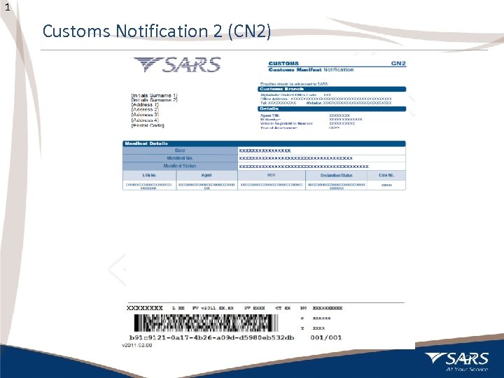 1 Customs Notification 2 (CN 2) 21 