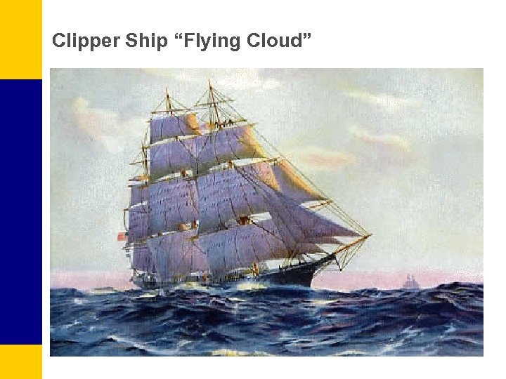 Clipper Ship “Flying Cloud” 