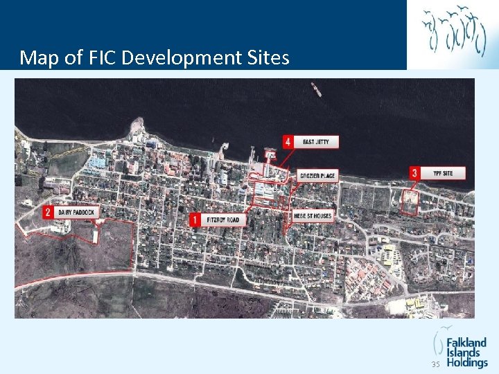Map of FIC Development Sites 35 