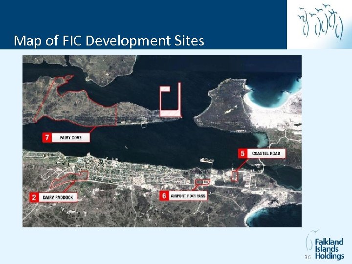 Map of FIC Development Sites 36 