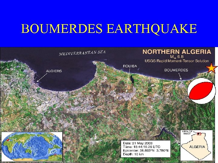 BOUMERDES EARTHQUAKE 
