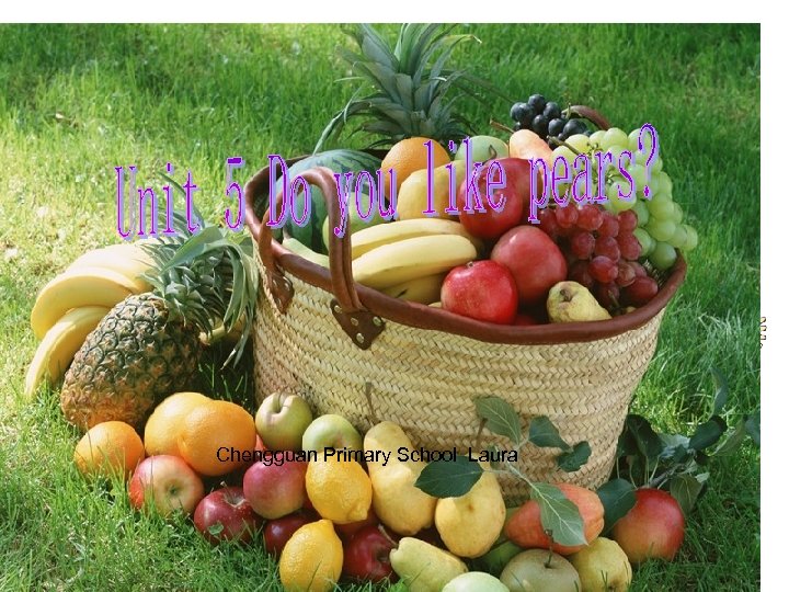 Do you like fruits ? Chengguan Primary School Laura 