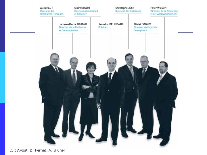 C. d’Avout, D. Fernet, A. Brunel 
