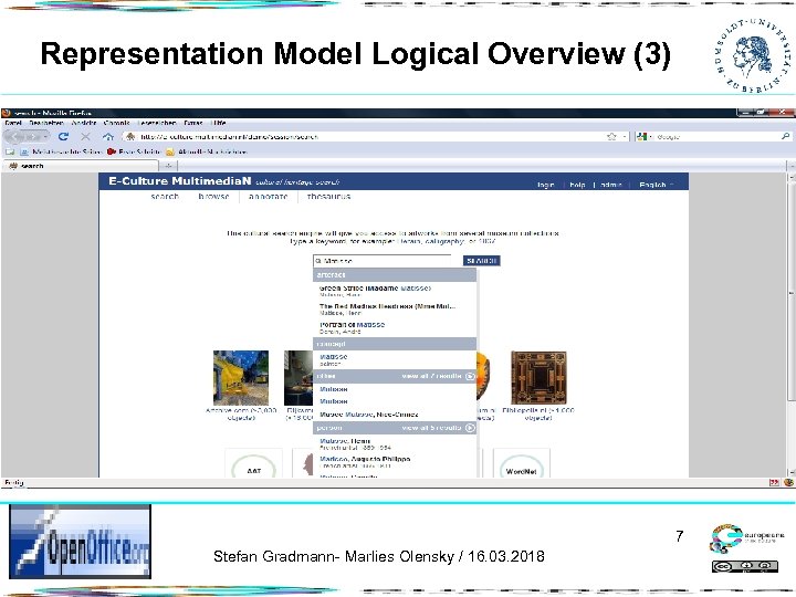 Representation Model Logical Overview (3) 7 Stefan Gradmann- Marlies Olensky / 16. 03. 2018