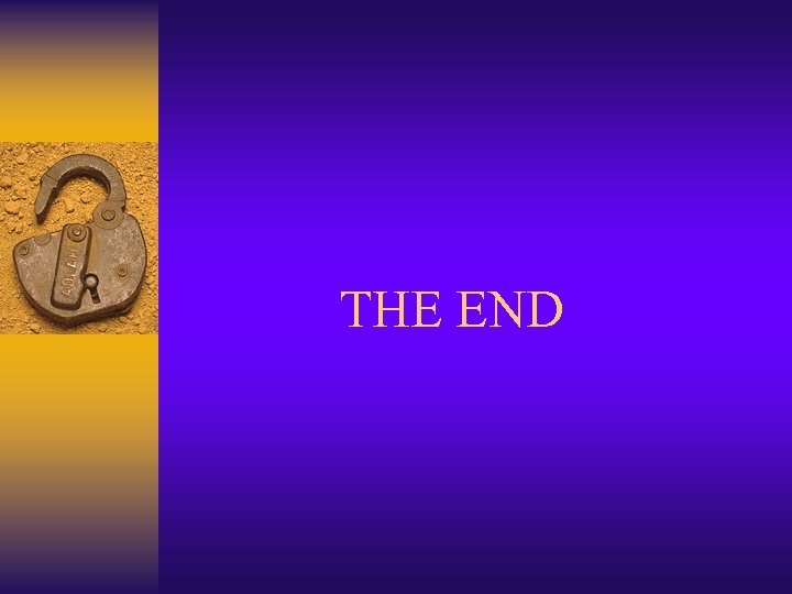 THE END 