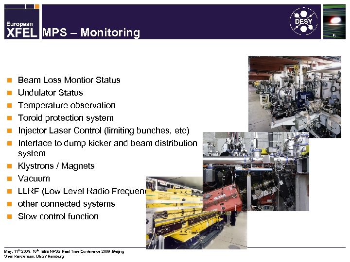 Machine Protection System for the XFEL MPS – Monitoring n n n Beam Loss