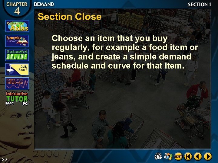 Section Close Choose an item that you buy regularly, for example a food item