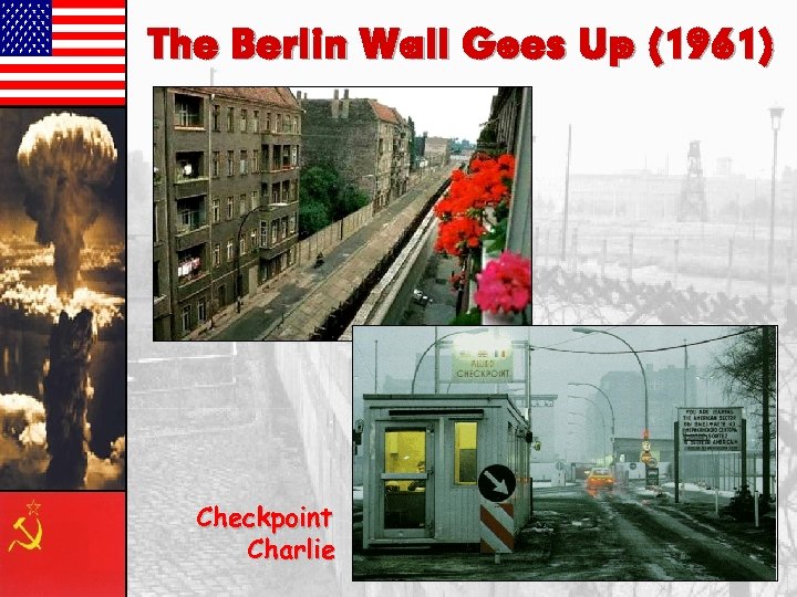 The Berlin Wall Goes Up (1961) Checkpoint Charlie 