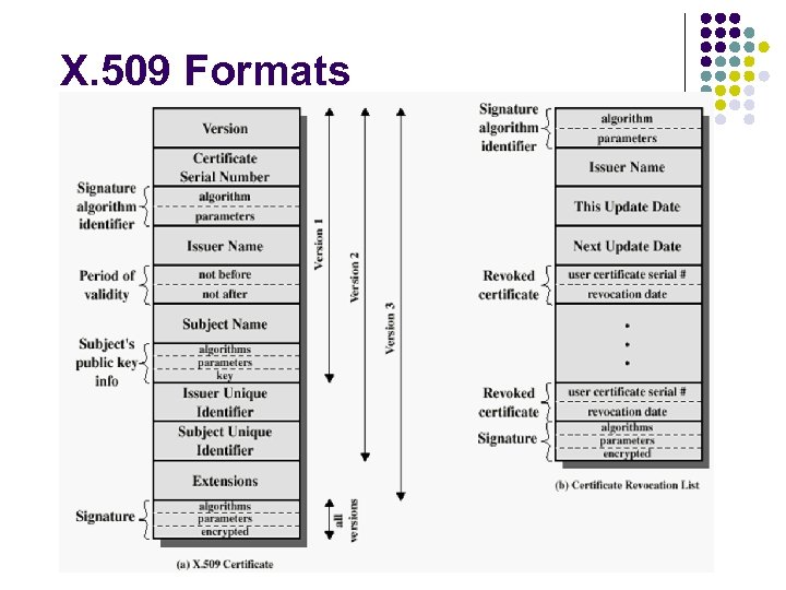 X. 509 Formats 