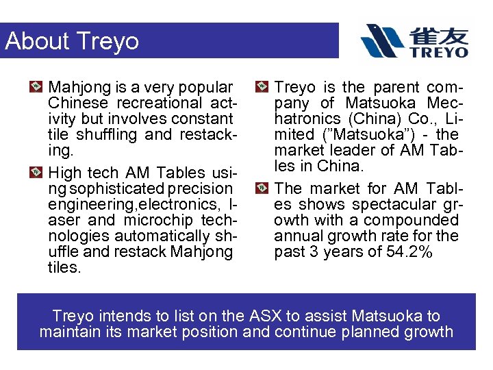 About Treyo Mahjong is a very popular Chinese recreational activity but involves constant tile