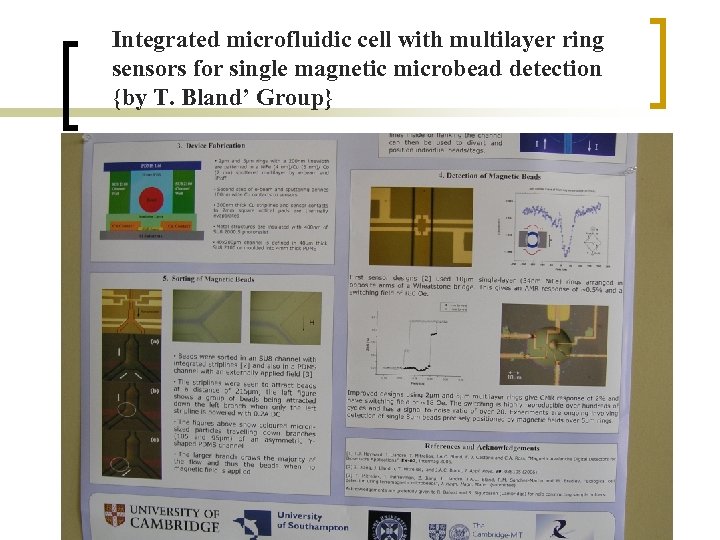 Integrated microfluidic cell with multilayer ring sensors for single magnetic microbead detection {by T.