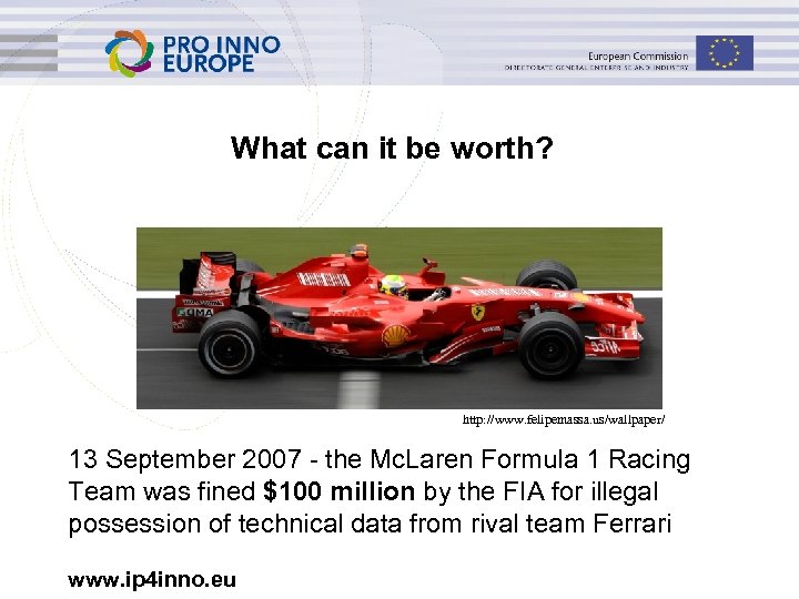 What can it be worth? http: //www. felipemassa. us/wallpaper/ 13 September 2007 - the