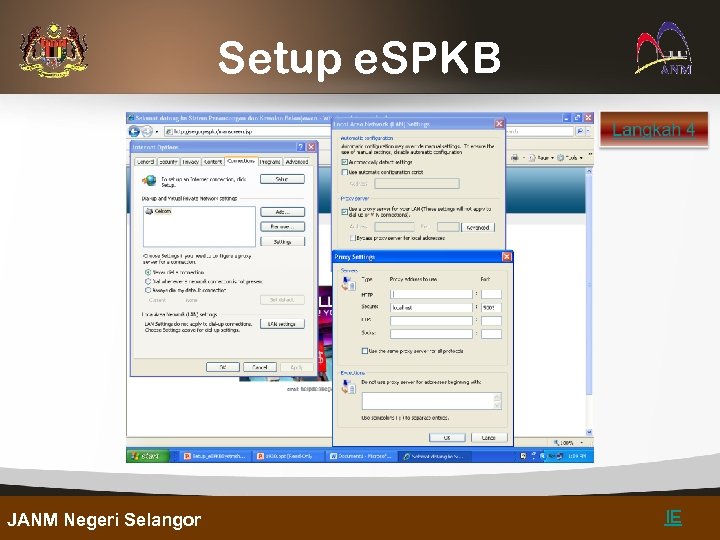 Setup e. SPKB JANM Negeri Selangor IE 