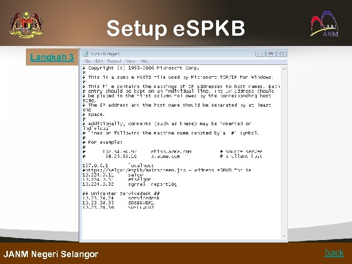Setup e. SPKB Langkah 3 JANM Negeri Selangor back 