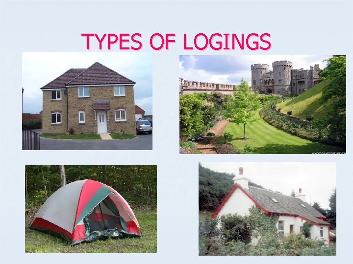TYPES OF LOGINGS 